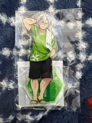 귀멸의 칼날 극락탕 콜라보 아크릴 스탠드 시나즈가와 사네미