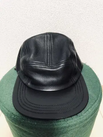 [ Hender Schema ] 레더 제트캡 블랙