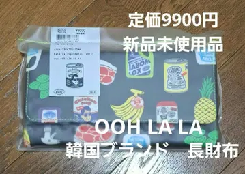 [ 정가 9900엔 상당 ] OOH LA LA 우라라 천연 가죽 장지갑