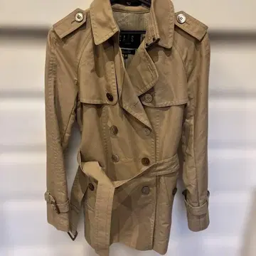 RAKS 베이지 트렌치코트 슬림핏 38