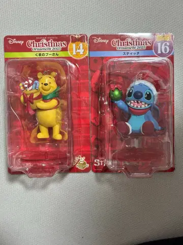 디즈니 오너먼트 곰돌이 푸 스티치