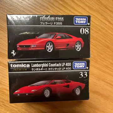 새상품 토미카 프리미엄 페라리 F355 람보르기니 카운타크 LP400
