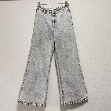 CLEL 빈티지 디자인 플레어 데님 팬츠