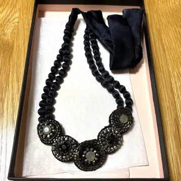 [ CITRUS ] 비즈 리본 목걸이