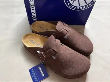 미사용 새상품 버켄스탁 BOSTON 27cm 스웨이드 크로그 슬리퍼