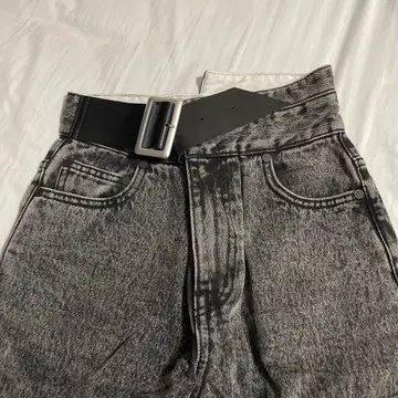 MURUA 하이웨스트 스트레이트 데님 팬츠 XS