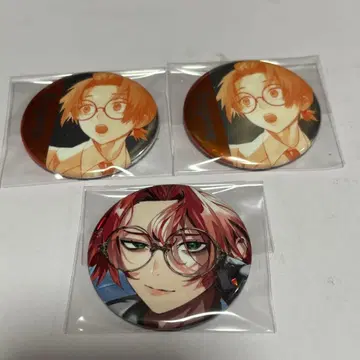 팬텀 버스터즈 제안 유진 캔뱃지 파보테리아 3종 세트