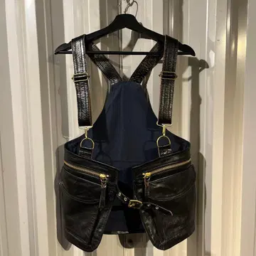 스탠다드 모터사이클 헌팅 베스트 가죽 할리