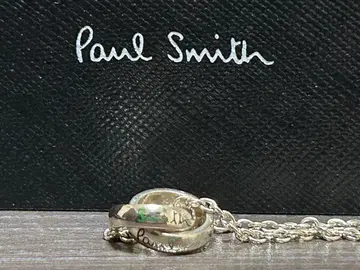 폴 스미스 실버 목걸이 이중 반지