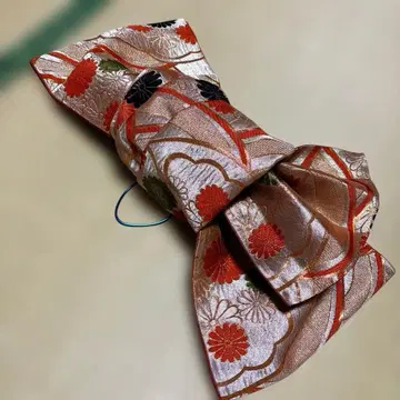 만들어진 오비 순수 실크 사선으로 다는 타입