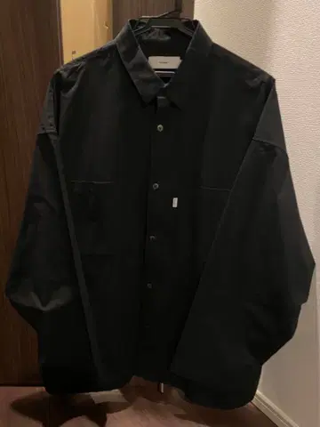 Graphpaper 오버 사이즈 셔츠 블랙