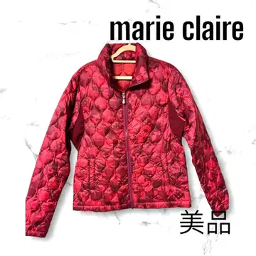 마리끌레르 M 사이즈 빨간색 라이트 다운 자켓 새상품급
