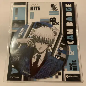 은혼 캔뱃지 흑백 수트 Ver. 사카타 긴토키