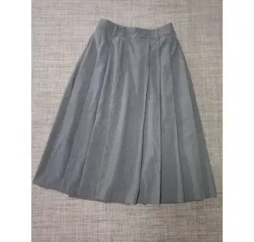 SLOBE IENA 로우라이즈 플리츠 스커트