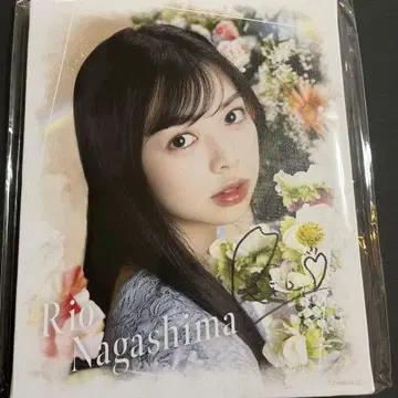 노기자카46 나가시마 린사쿠 친필 사인 캔버스 보드