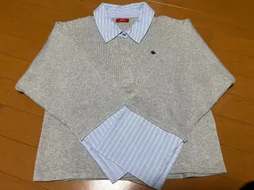 [ POLO BCS 콜라보 ] 셔츠 칼라 커프스 니트 풀오버