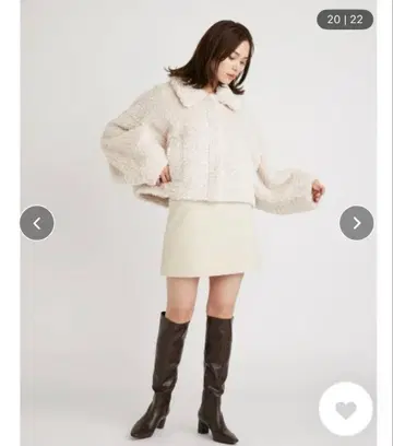 SNIDEL 롱 부츠 브라운 L 사이즈