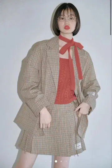 Lil Ambition(릴 앰비션) over ribbon jacket