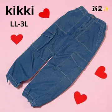 kikki 키키 데님 카고 팬츠 미사용 새상품 빅 사이즈