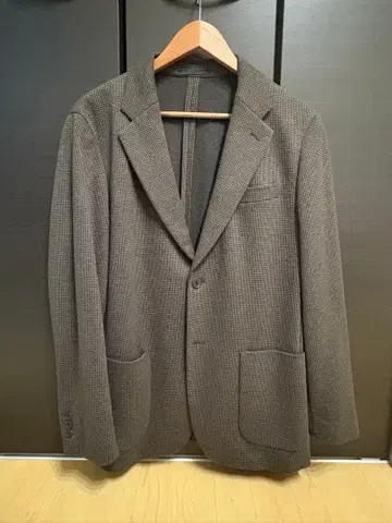 브라운 테일러드 자켓