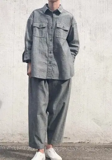 플랜테이션 데님 셔츠