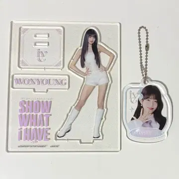 IVE 원영 아크릴 스탠드 아크스타 와르츠 라이브 의상 키링
