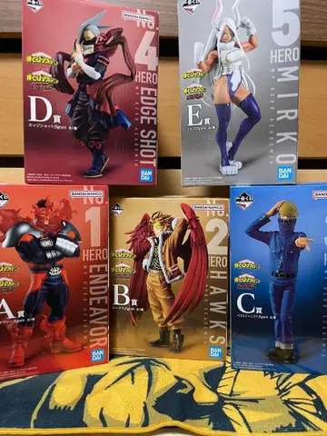 나의 히어로 아카데미아 피규어 세트 THE TOP5