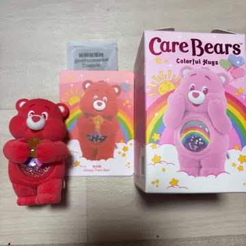 케어베어 Colorful Hugs POPMART 빨간색 there