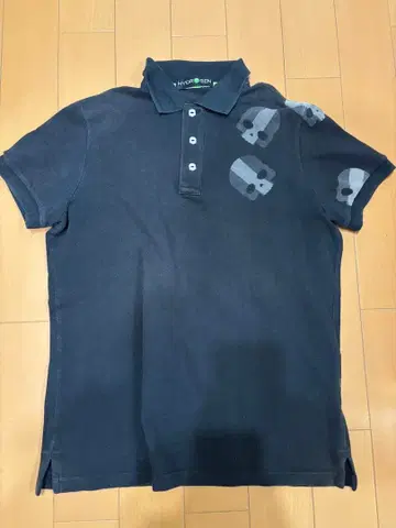 HYDROGEN 피케 셔츠 스컬