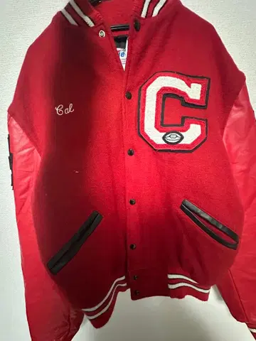 구제 의류 meca 바시티 자켓