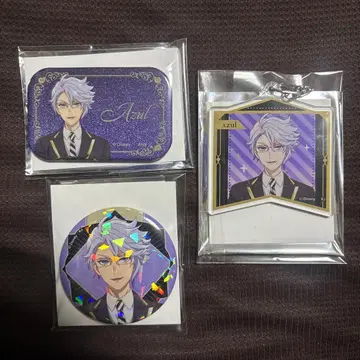 트위스테 아즈르 홀로그램 캔뱃지 아크릴 키링 애니메이션