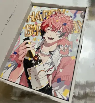 니지산지 아카기 웬 생일 굿즈 캔버스 패널