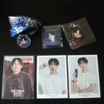 호리 나츠키 FANTASTICS 포토 카드 시크릿 캔뱃지 스트랩 참