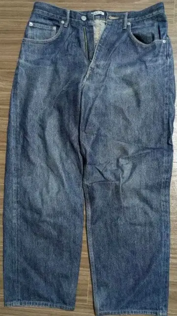 Auralee18AW HARD TWIST DENIM WIDE PANTS