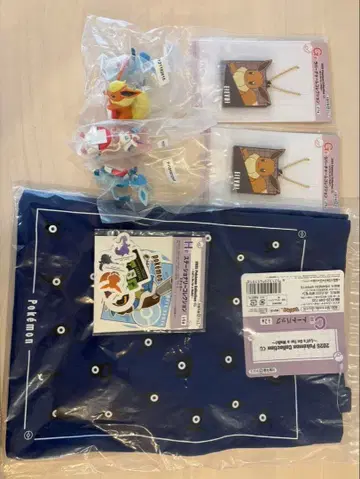 (낱개 판매 가능) 제일복권 포켓몬 c상, f상 경품 세트