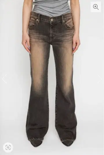 laguagem VESTA LOW WAIST 플레어 데님