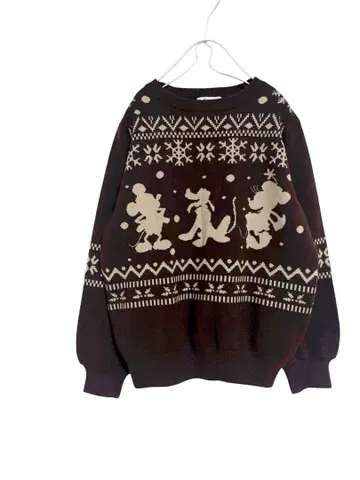 아림 미키 니트 스웨터 브라운 프리