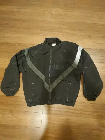 미군 IPFU 피트니스 재킷 딥 블랙 염색 Waiper