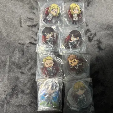 진격의 거인 제일복권 자유를 찾아 아크릴 스탠드 8개