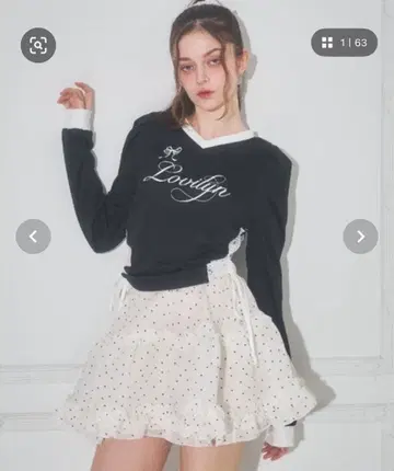 Lovilyn 반짝반짝 로고 걸리시 게임 셔츠