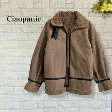 차오패닉 보아 자켓 무스탕 코트 플라이트 자켓 남녀 공용