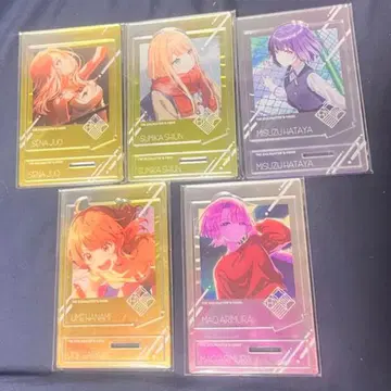 학원 아이돌 마스터 사진 스타일 아크릴 스탠드 5개 세트