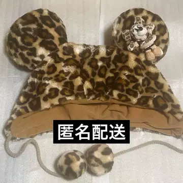 디즈니 팬캡 미니 레오파드 무늬