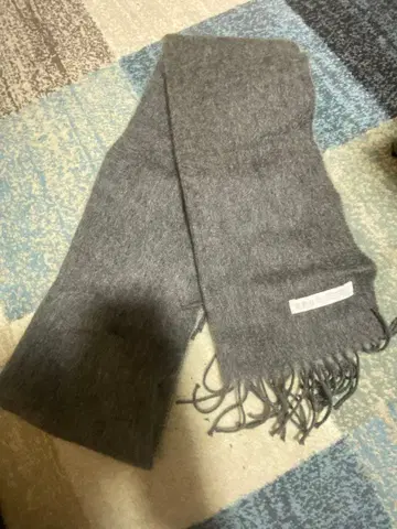 미츠코시 이세탄 BPQC 캐시미어 머플러 그레이 다크 그레이