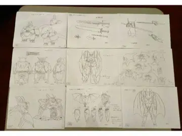 드래곤 퀘스트 용자 아벨 전설 설정 자료 약 80장