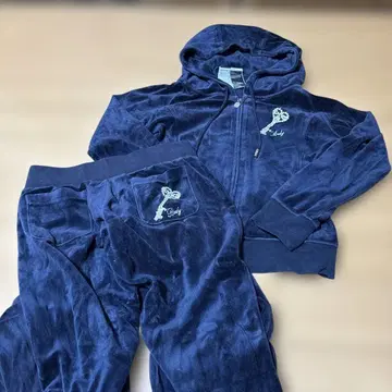 Rady 네이비 벨로아 셋업 후드 부착