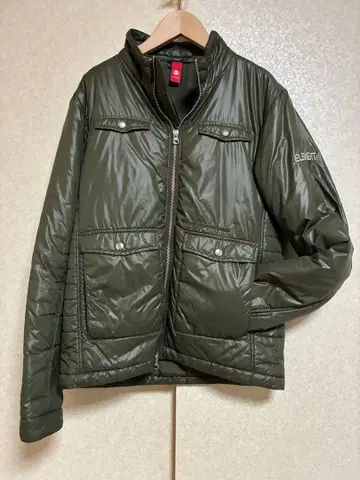 엘리먼트 충전솜 자켓 카키 색 M 사이즈