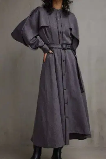 케이프 슬리브 원피스 AZULBYMOUSSY