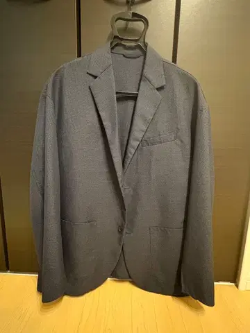 네이비 테일러드 자켓