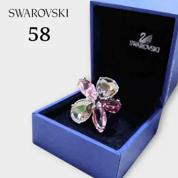 SWAROVSKI 반지 58 꽃 모티브 반지 플라워